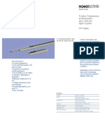 Position Transducers Potentiometric Up To 300 MM Open System