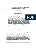 (JURNAL) Toleransi Beragama Dan Mahabbah Dalam Perspektif Sufi - M. Muzakkir