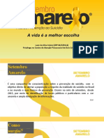 Setembro Amarelo - Campanha sobre prevenção do suicídio