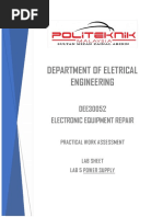 LabSheet 5 - Power Supply