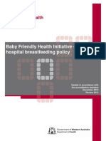 Baby Friendly Health Initiative - Hospital Breastfeeding Policy