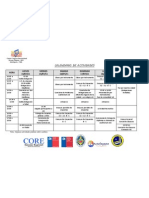 Calendario de Actividades