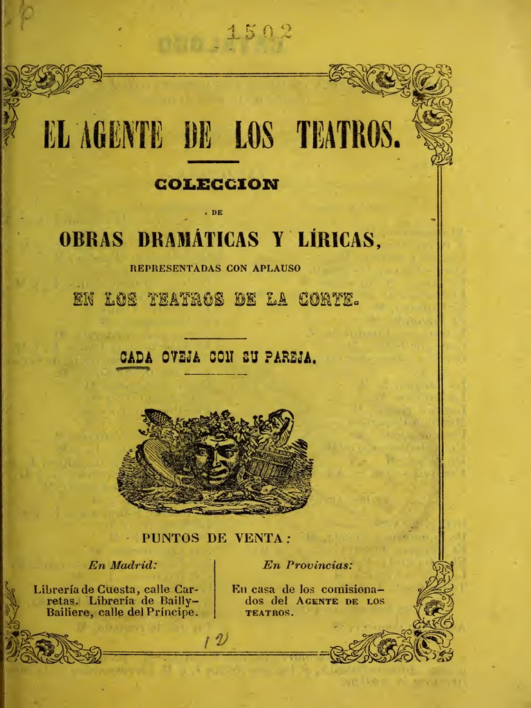 Cada Oveja Con Su Pareja - Comedia en Tres Actos (IA ...