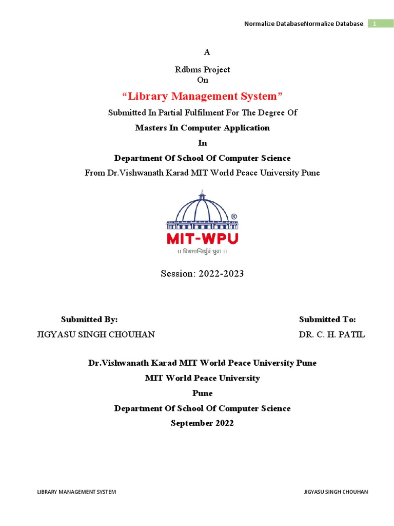 Library Management System Overview | PDF | Information Retrieval ...