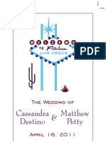 Cassandra Destino Matthew Petty: The Wedding of