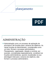 Tipos de Planejamento para Gestão Estratégica