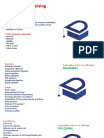 Dhaapps Python Live Training content