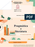 Pragmática y Literatura