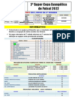 2 Super Copa Evangélica de Futsal 2022 - Jogos Da 6 Rodada-1