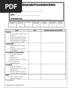 Download Autobiography Presentation Rubric by Ho Lun SN60030552 doc pdf