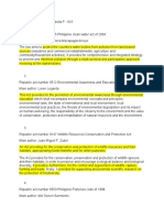 Assignment - Environmental Laws