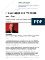 A Avaliacao e o Fracasso Escolar