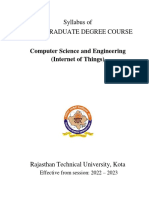 Syllabus CSE (IOT) III & IV Semester22-23