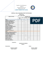 Reading Test Result Eng and Fil Edited