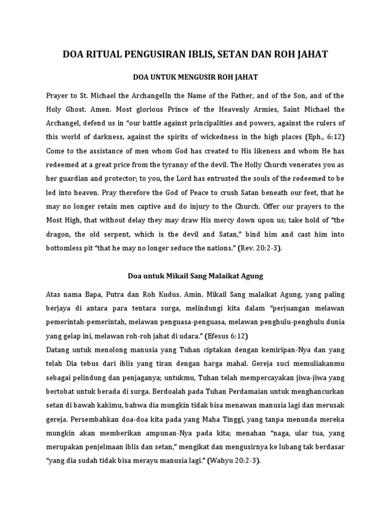 Exorcism Ministry Pdf