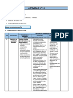 2° Grado - Actividad Del 06 de Octubre