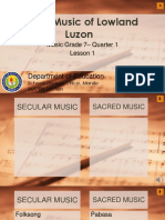 MUSIC 7 LESSON 1 and LESSON 2
