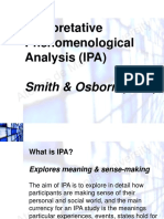 6Q Interpretative Phenomenological Analysis