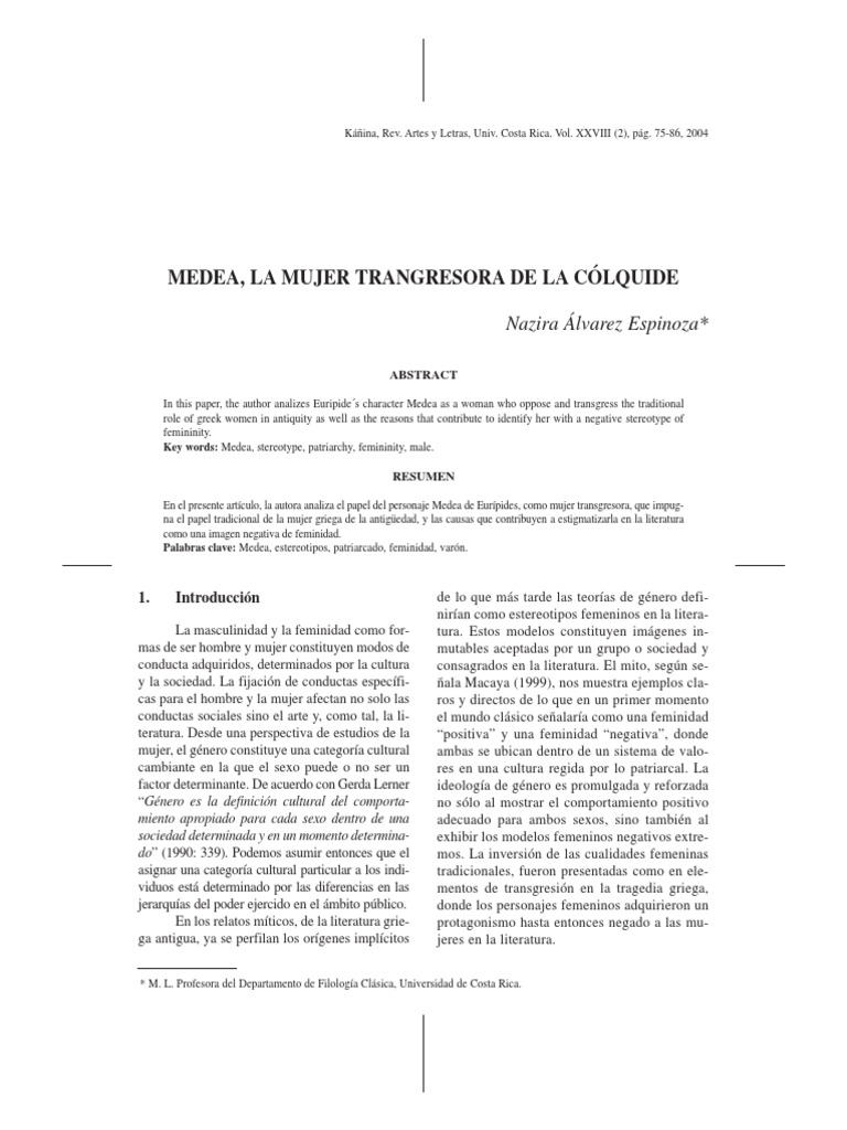 Medea: Transgresora de la Cólquide | PDF | Jason | Mujer