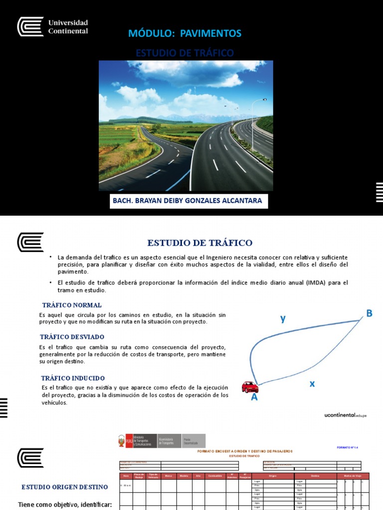 Estudio de Tráfico | PDF | Transporte