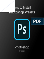 How To Install Presets in Photoshop