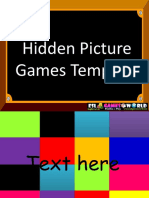 Hidden Picture Games Template Easy