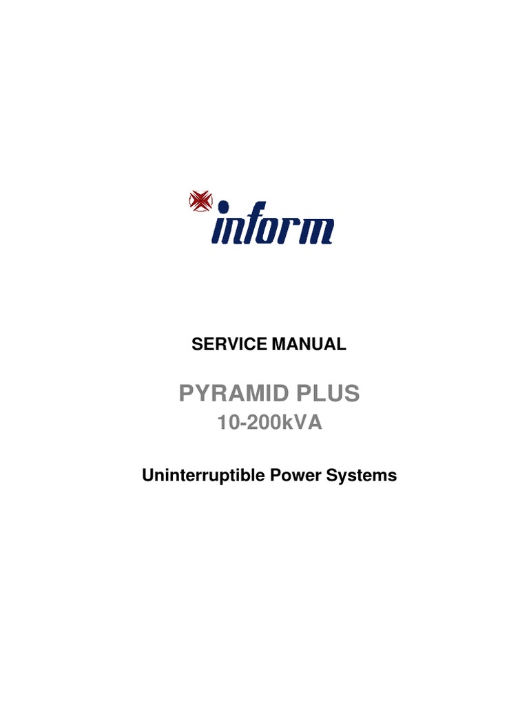 INFORM UPS Manual | PDF | Power Inverter | Menu (Computing)