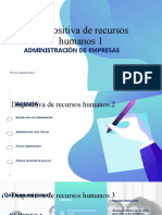 Bienvenidos Administración