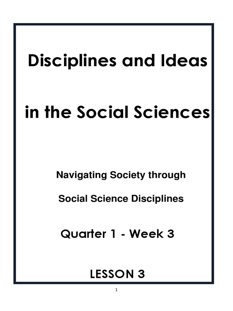 Understanding Social Science Disciplines | PDF | Social Sciences | Science