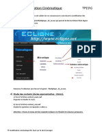 TP - Modélisation Cinématique - ECenligne - 1heure - Sansnavigateur