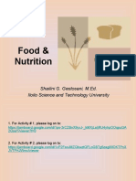 1 Food and Nutrition Basics