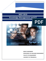 MGT 3019 Knowledge Management and ICT Group Assignment