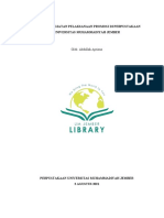Laporan Kegiatan Pelaksanaan Promosi Di Perpustakaan Universitas Muhammadiyah Jember