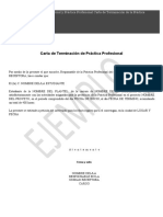 Carta de Terminacion de PP