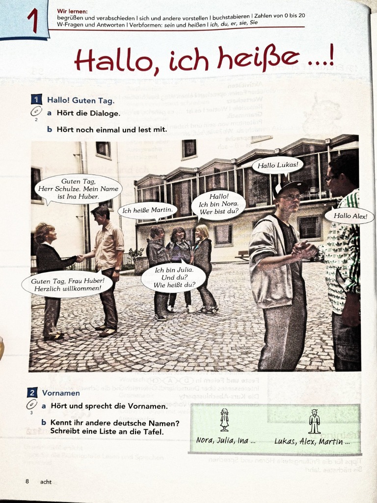 Logisch! A1 - Lektion 1 (Kursbuch) 11-Oct-2022 07-49-07 | PDF