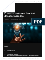 Primeros Pasos en Finanzas Descentralizadas - Evangelina Rodriguez Machado