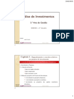 Análise de Investimentos Teórica