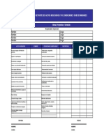 Formato Reporte Actos Inseguros y Condiciones