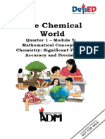 Adm G8 Q1 Module 5 Lesson 5 The - Chemical - World Student - S