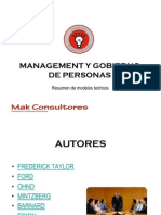 Management y Gobierno de Personas. Daniel Alor.