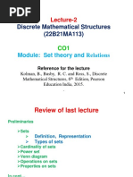 L-2 - Relations and Lattices