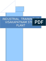Industrial Training at Visakapatnam Steel Plant: Students of KL University Mechanical Engineers 16/5/2011 - 11/5/2011