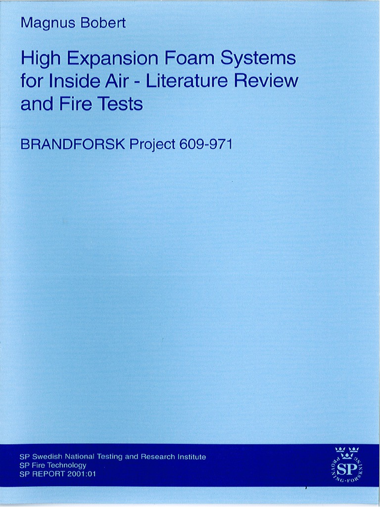 SP Report 2001 01 | PDF