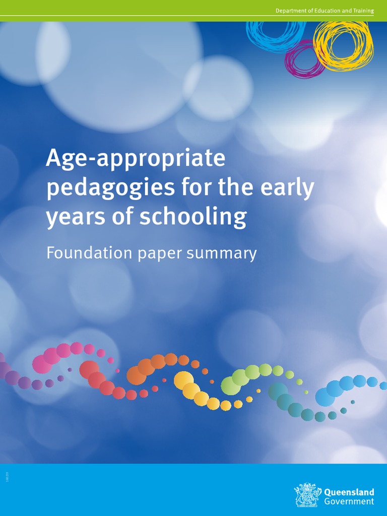 Foundation Paper Summary PDF Pedagogy Learning
