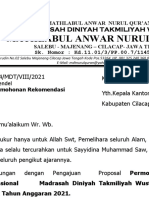 Surat Permohonan Rekomendasi