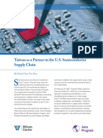 Taiwan As A Partner in The US Semiconductor Supply Chain