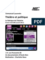Théâtre et politique • 2-4. Les Paravents 66 (La Fabrique de l'Histoire, France Culture 12.07.2011) (+mp3)