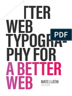 Better Web Typography For A Better Web Sample