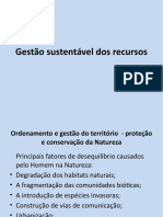 Gestão Sustentável Dos Recursos