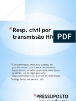 Resp. civil HIV transmissão